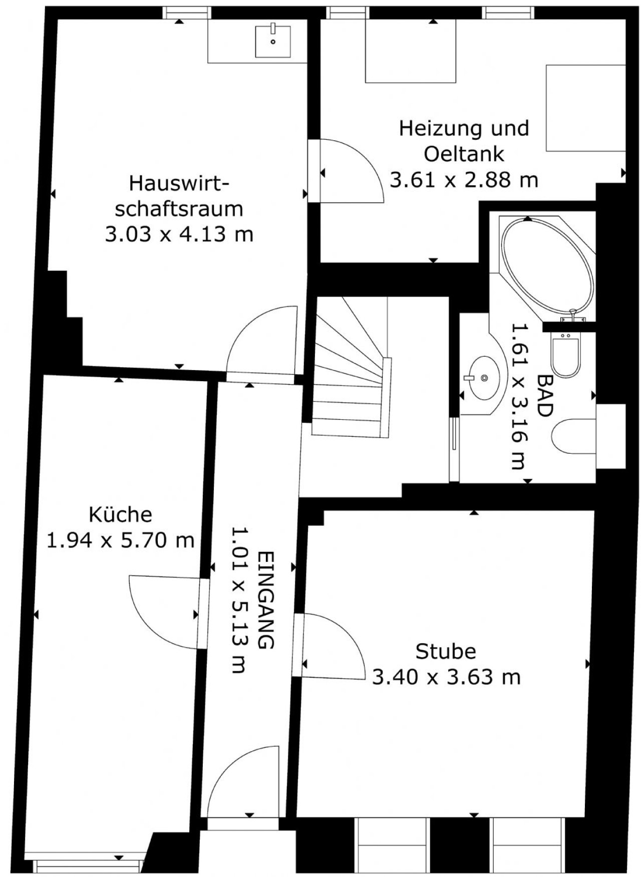 Grundriss Erdgeschoss