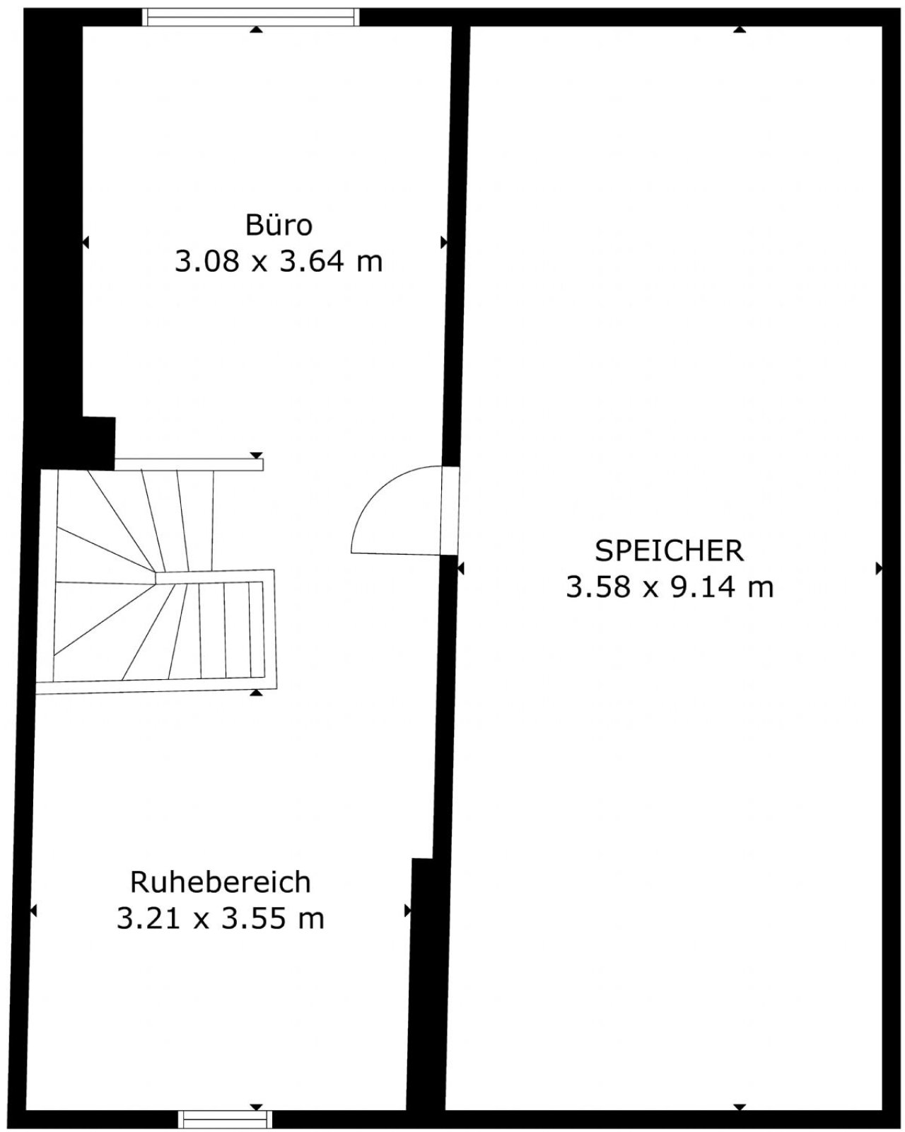 Grundriss Wohnloft/Dachgeschoss