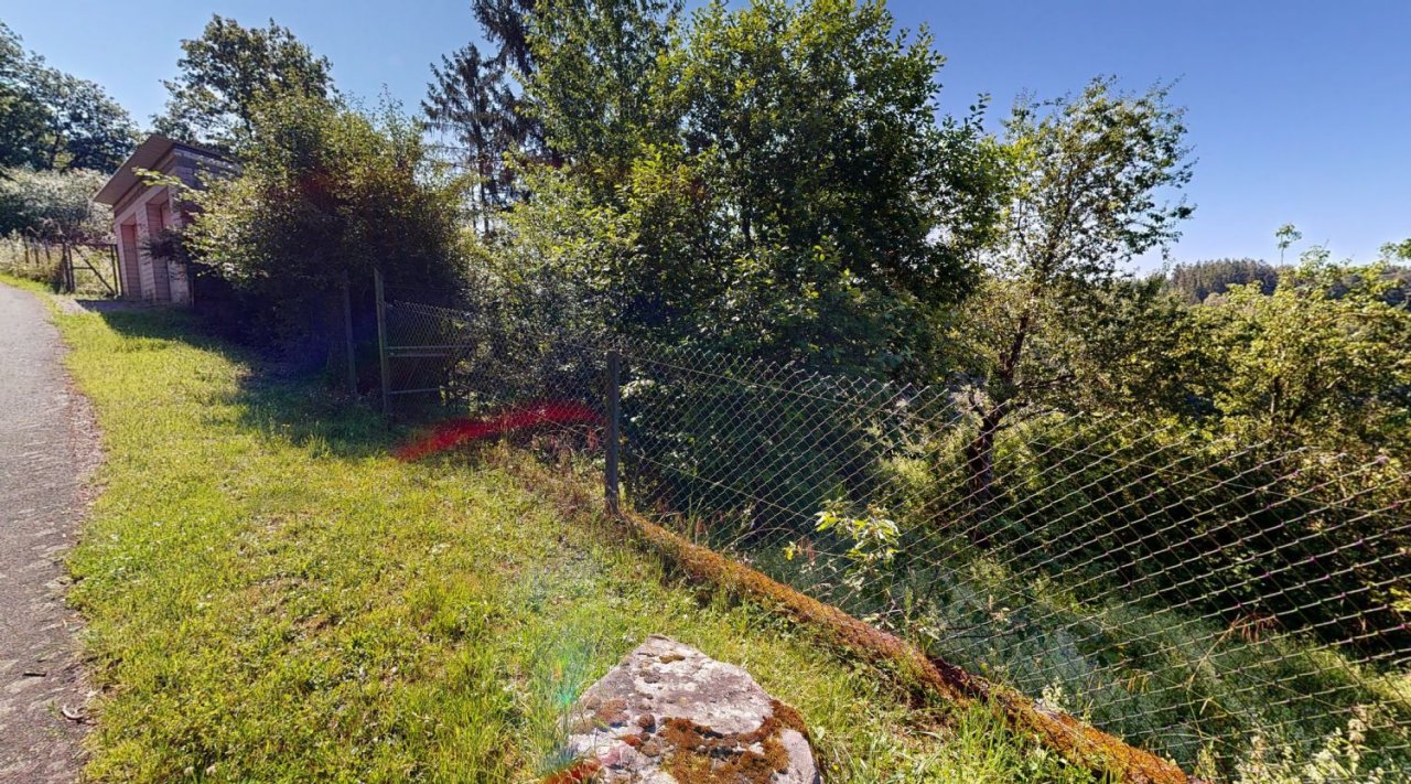 Blick von der Bergstraße in den Garten